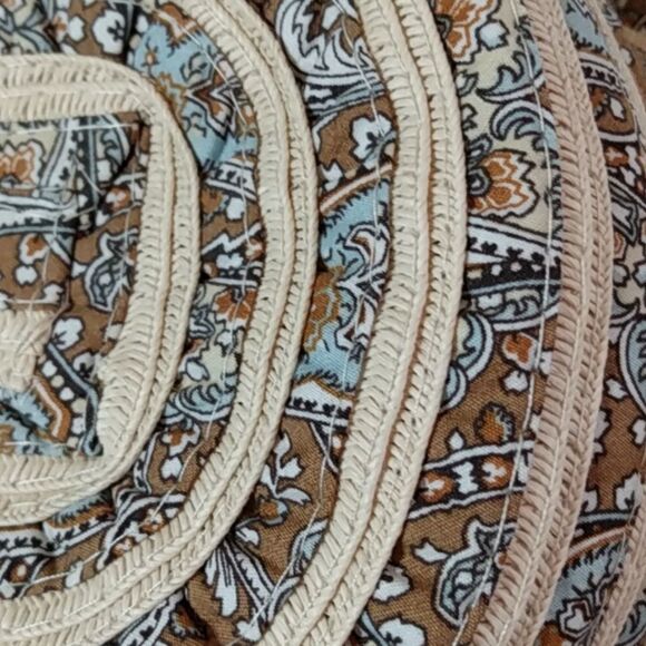 Magid Hats Tan and Brown w/ Paisley Print - Picture 9 of 12